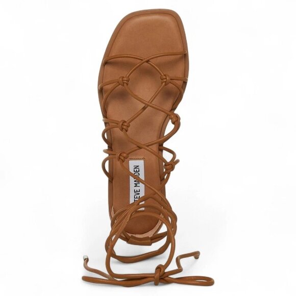 Steve Madden Womens Warm Solid Strappy Sandals - Picture 2 of 3